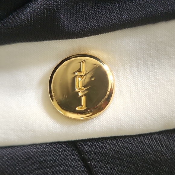 LAUREN RALPH LAUREN SLEEVELESS DRESS SIZE 14 BLACK, IVORY COLORS PRE OWNED - Picture 7 of 14